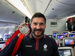 Дмитрий Яшанькин с олимпийской медалью